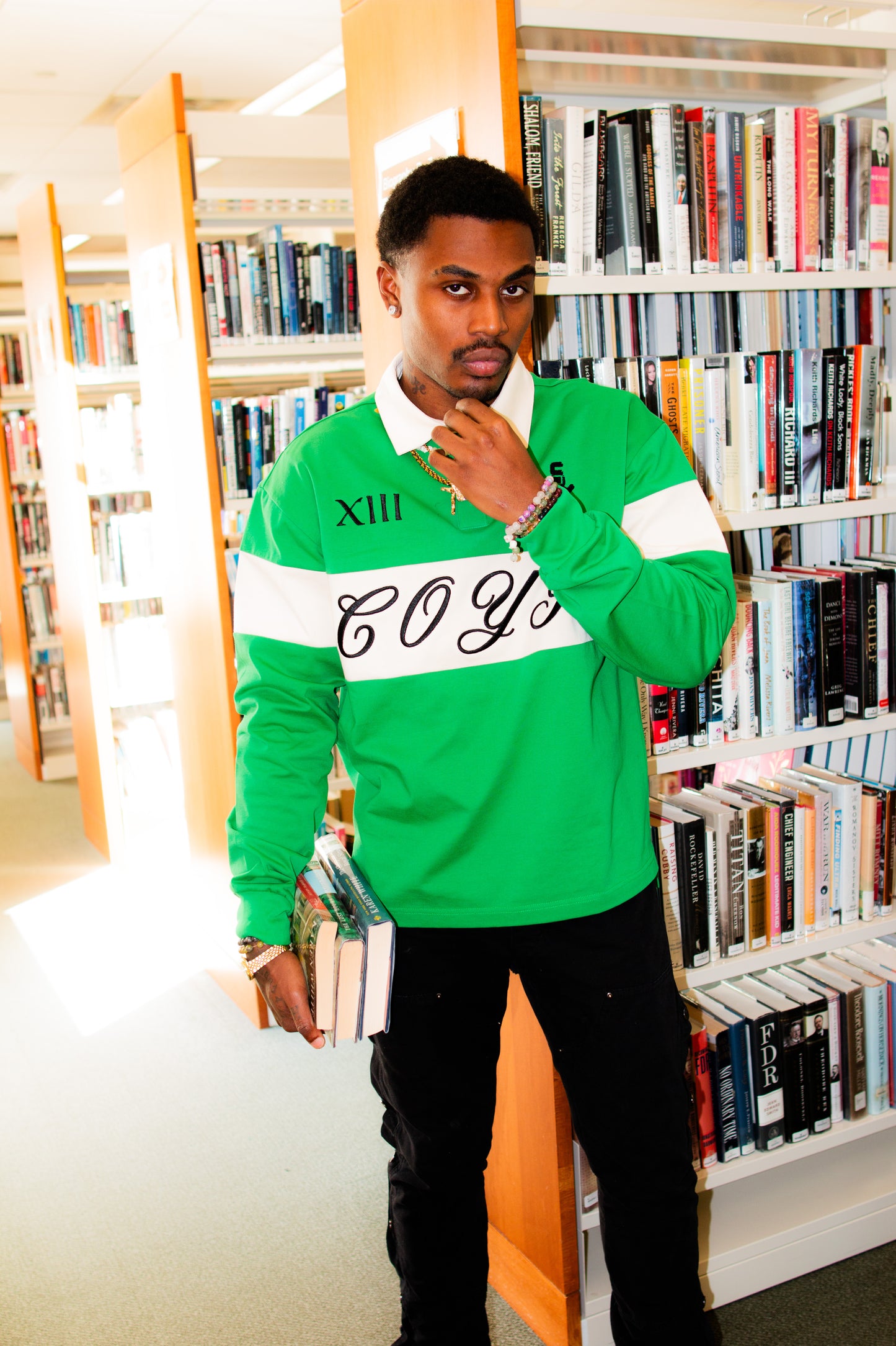 Green Classic Rugby Tee