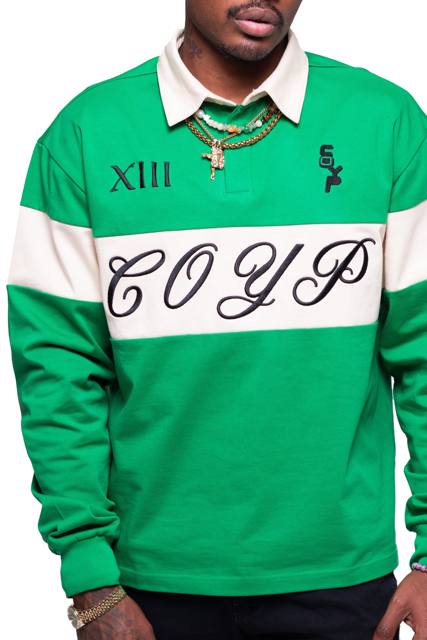 Green Classic Rugby Tee