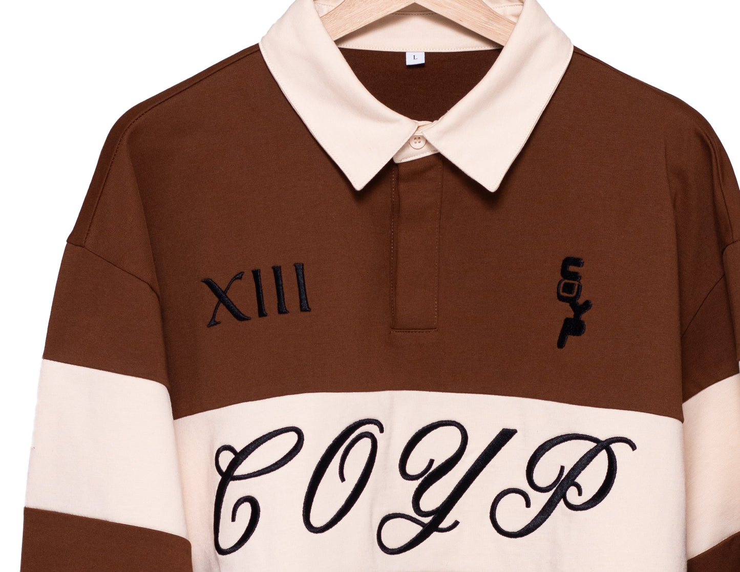 Brown Classic Rugby Tee