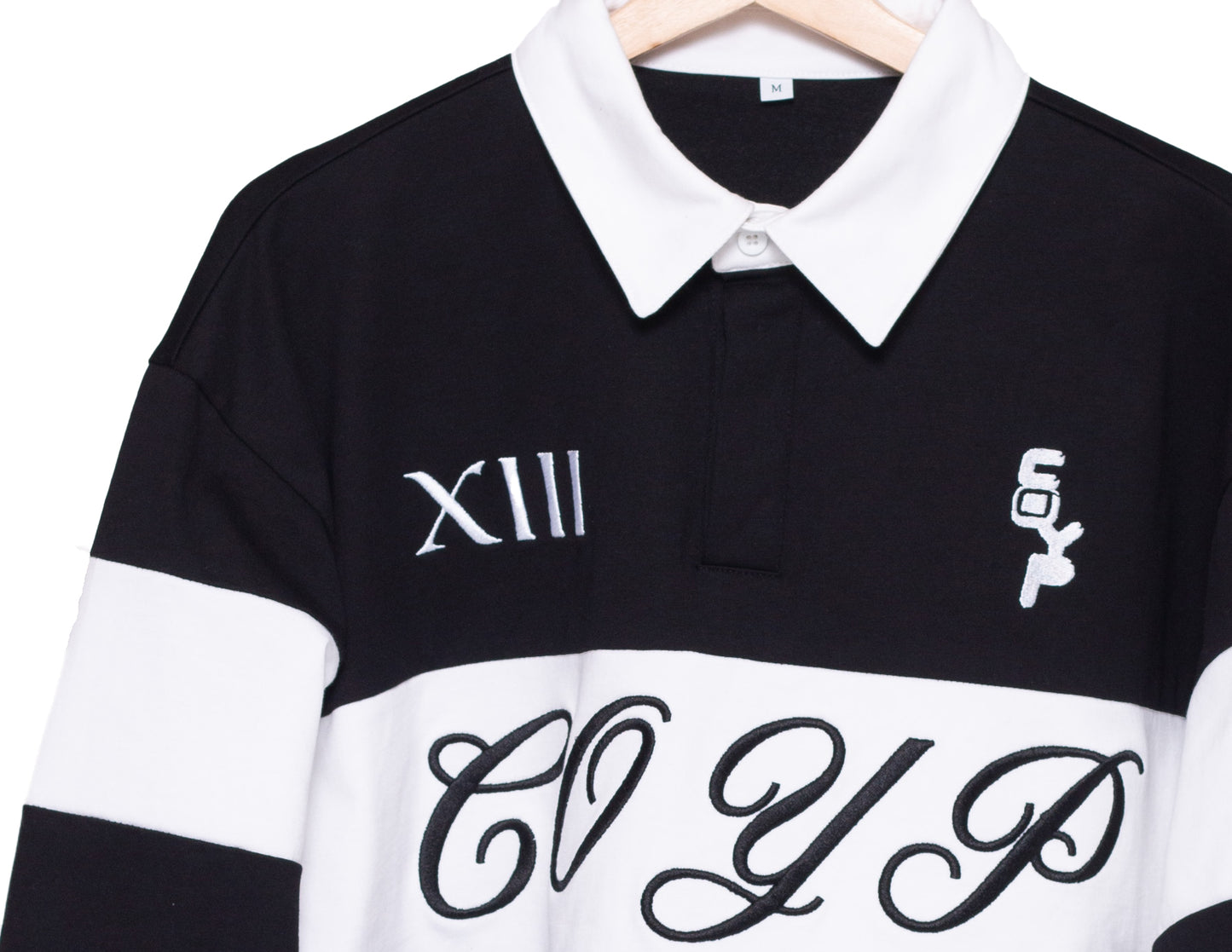 Black Classic Rugby Tee