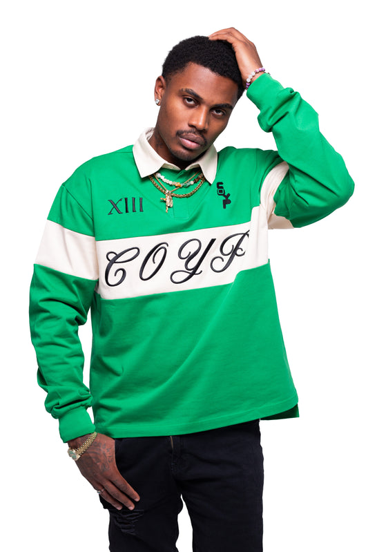 Green Classic Rugby Tee